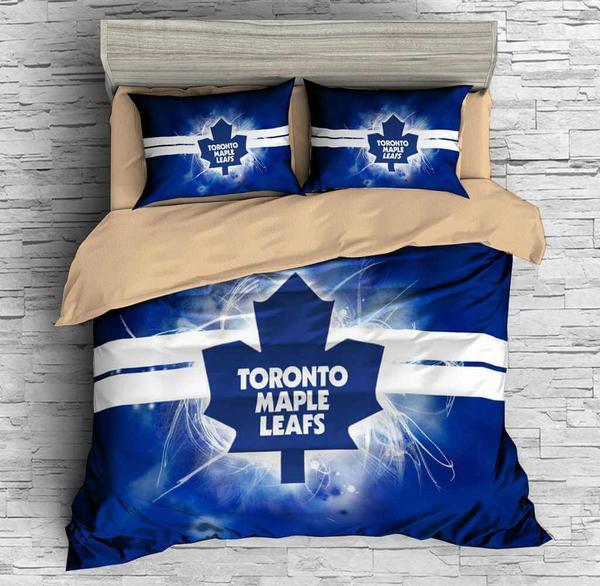 Toronto Maple Leafs Duvet Cover and Pillowcase Set Bedding Set Toronto Maple Leafs Duvet Cover and Pillowcase Set Bedding Set