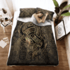 Totem Birds Raven Huginn And Muninn Ravens Of Odin Viking Quilt Bedding Set