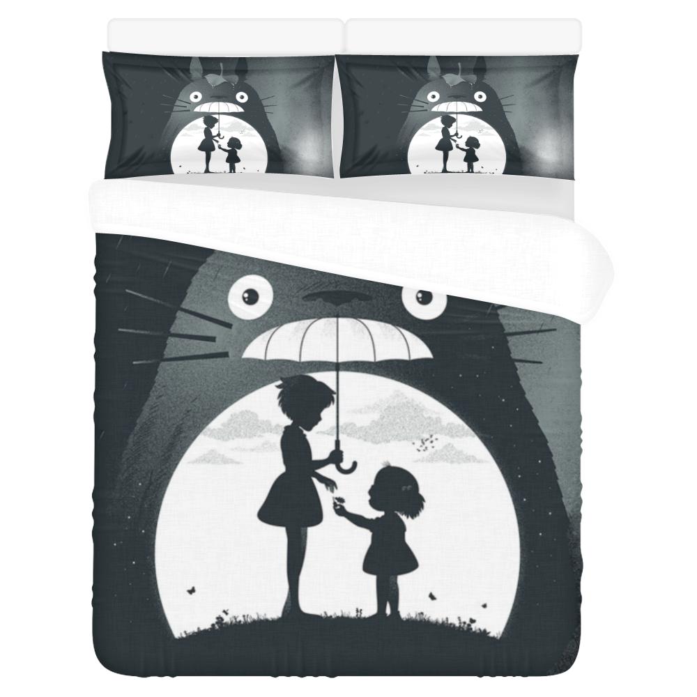 Totoro Duvet Cover and Pillowcase Set Bedding Set 75 Totoro Duvet Cover and Pillowcase Set Bedding Set 75