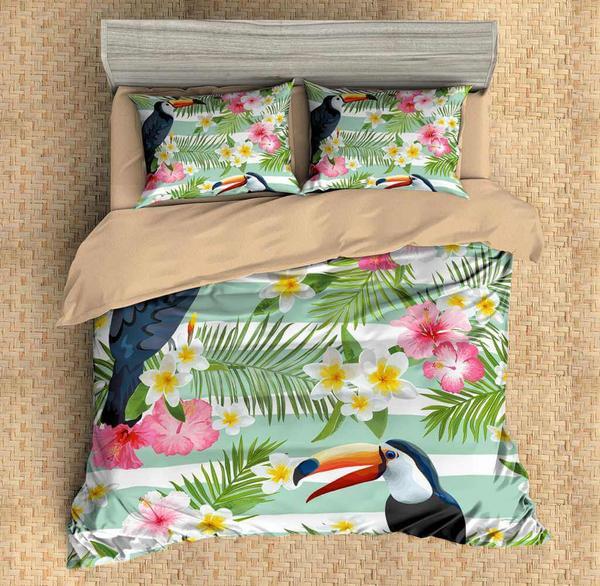 Toucan 2 Duvet Cover and Pillowcase Set Bedding Set Toucan 2 Duvet Cover and Pillowcase Set Bedding Set
