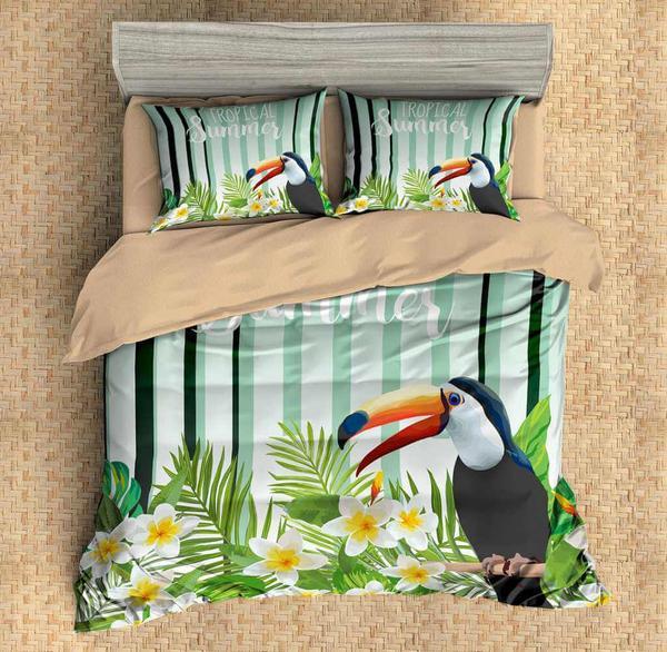 Toucan 4 Duvet Cover and Pillowcase Set Bedding Set Toucan 4 Duvet Cover and Pillowcase Set Bedding Set