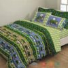 Tractor Pattern Green Bedding Set