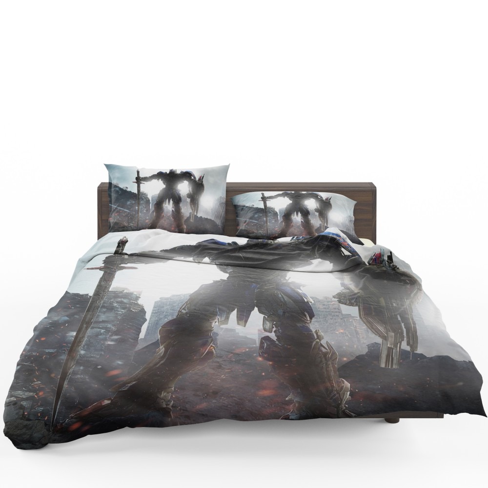 Transformers The Last Knight Movie Optimus Prime Robot Shield Sword Bedding Set Transformers The Last Knight Movie Optimus Prime Robot Shield Sword Bedding Set