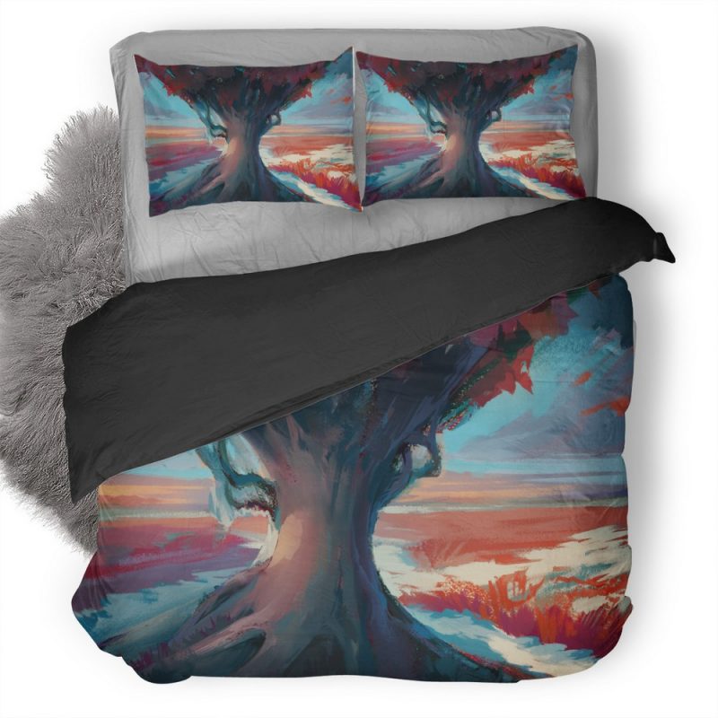 Tree Digital Art Ic Duvet Cover and Pillowcase Set Bedding Set Tree Digital Art Ic Duvet Cover and Pillowcase Set Bedding Set