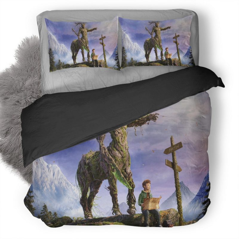 Tree Horse And Boy Sitting On Rock With Map Gm Duvet Cover and Pillowcase Set Bedding Set Tree Horse And Boy Sitting On Rock With Map Gm Duvet Cover and Pillowcase Set Bedding Set