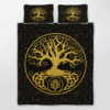 Tree Of Life Yggdrasil Quilt Bedding Set