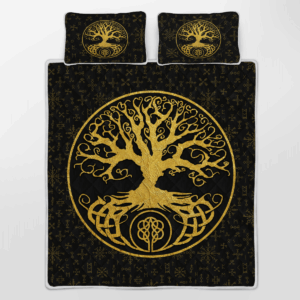 Tree Of Life Yggdrasil Quilt Bedding Set