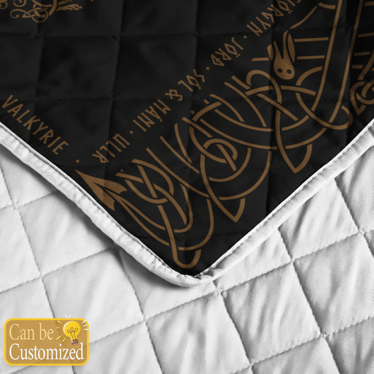 Tree Of Life Yggdrasil Viking Quilt Bedding Set Tree Of Life Yggdrasil Viking Quilt Bedding Set