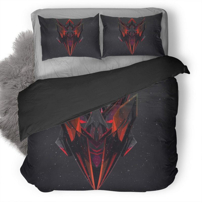 Triangle Abstract Art Duvet Cover and Pillowcase Set Bedding Set Triangle Abstract Art Duvet Cover and Pillowcase Set Bedding Set