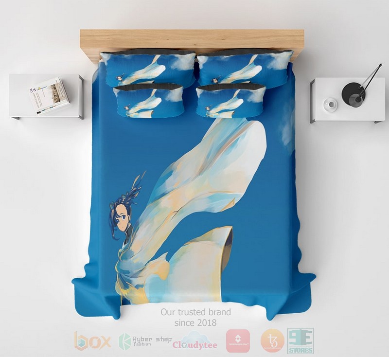 Tsuguko-Kanao-Blue-Sky-Dream-Space-Soft-Blend-Demon-Slayer-Kimetsu-No-Yaiba-Bedding-Set-2