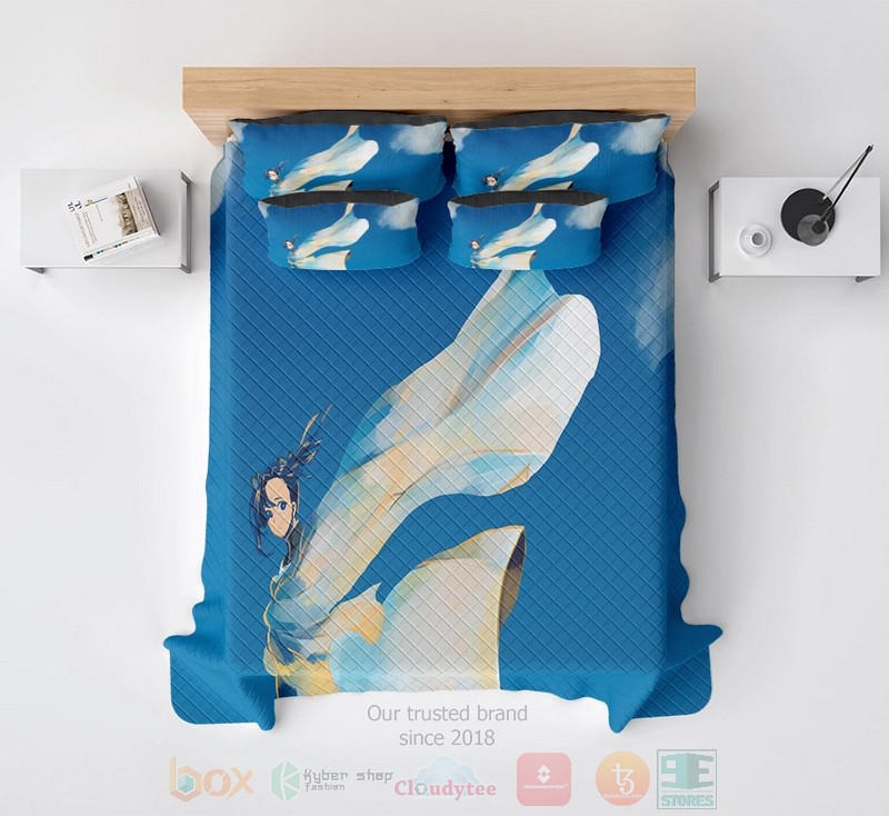 Tsuguko Kanao Blue Sky Dream Space Soft Blend Demon Slayer Kimetsu No Yaiba Bedding Set Tsuguko Kanao Blue Sky Dream Space Soft Blend Demon Slayer Kimetsu No Yaiba Bedding Set