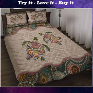 Turtle Mandala Bedding Set