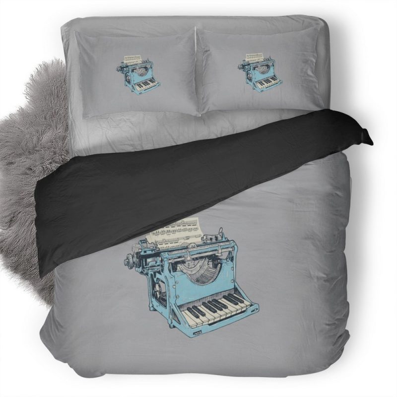 Typewriter Minimalism Hd Duvet Cover and Pillowcase Set Bedding Set Typewriter Minimalism Hd Duvet Cover and Pillowcase Set Bedding Set