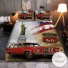 U.S. Route 66 Vintage Car Quilt Bedding Set-
