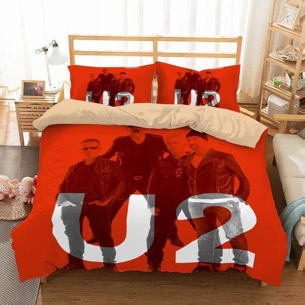U2 Duvet Cover and Pillowcase Set Bedding Set 635 U2 Duvet Cover and Pillowcase Set Bedding Set 635
