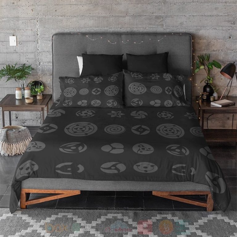 Uchiha-All-Eyes-Renighan-Dark-Embossed-Naruto-Bedding-Set-2