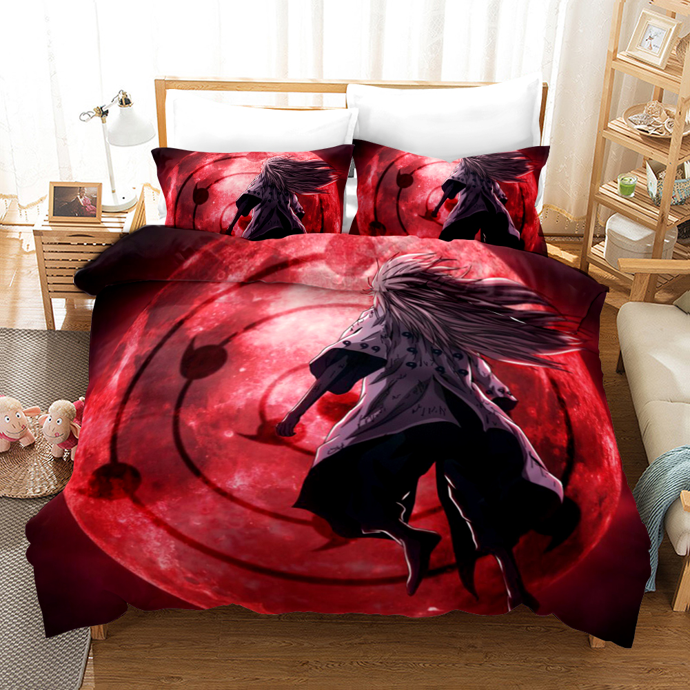 Uchiha Madara 1 Duvet Cover and Pillowcase Set Bedding Set Uchiha Madara 1 Duvet Cover and Pillowcase Set Bedding Set