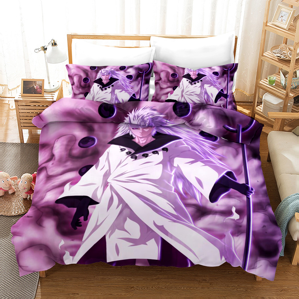 Uchiha Madara Duvet Cover and Pillowcase Set Bedding Set 848 Uchiha Madara Duvet Cover and Pillowcase Set Bedding Set 848
