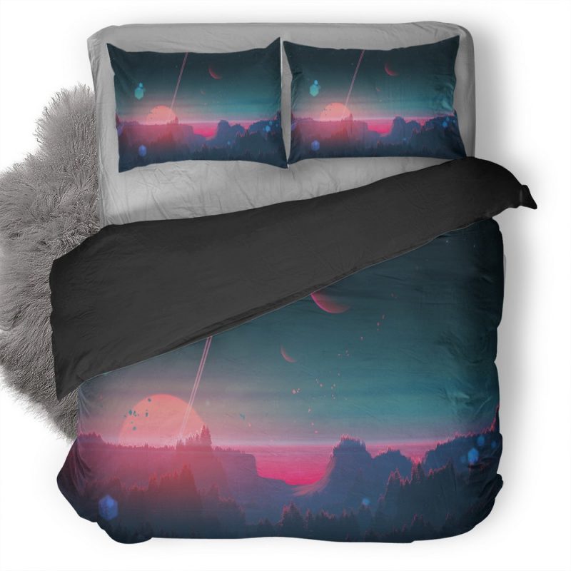 Under The Horizon Digital Art 0J Duvet Cover and Pillowcase Set Bedding Set Under The Horizon Digital Art 0J Duvet Cover and Pillowcase Set Bedding Set