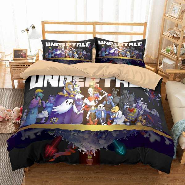 Undertale Duvet Cover and Pillowcase Set Bedding Set Undertale Duvet Cover and Pillowcase Set Bedding Set