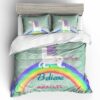 Unicorn Cute 2219 Duvet Cover and Pillowcase Set Bedding Set