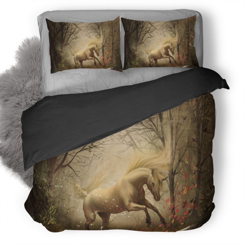 Unicorn In Dreams Duvet Cover and Pillowcase Set Bedding Set Unicorn In Dreams Duvet Cover and Pillowcase Set Bedding Set