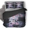 Upside Down Gx Duvet Cover and Pillowcase Set Bedding Set