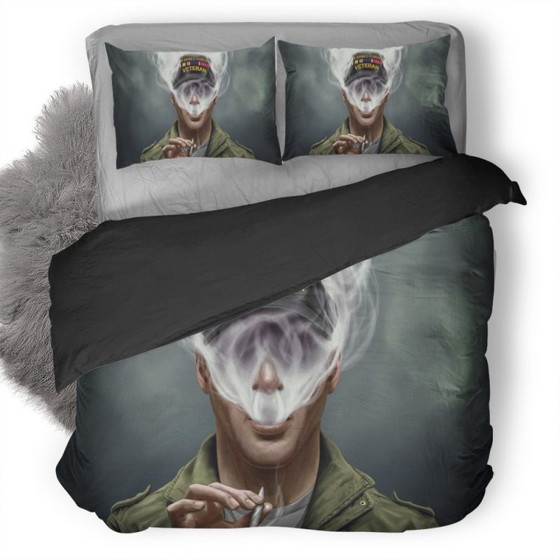 Us Armed Force Smoking Cigarette 1M Duvet Cover and Pillowcase Set Bedding Set Us Armed Force Smoking Cigarette 1M Duvet Cover and Pillowcase Set Bedding Set