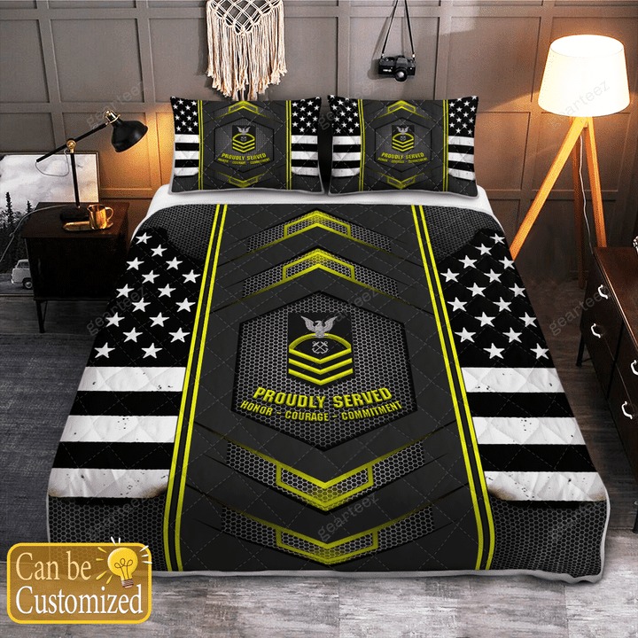 Us-Navy-Veteran-Proudly-Served-Bedding-Set-1