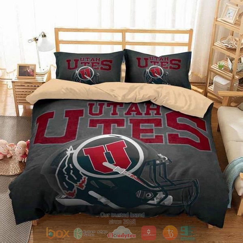 Utah Utes Ncaa Bedding Set Utah Utes Ncaa Bedding Set
