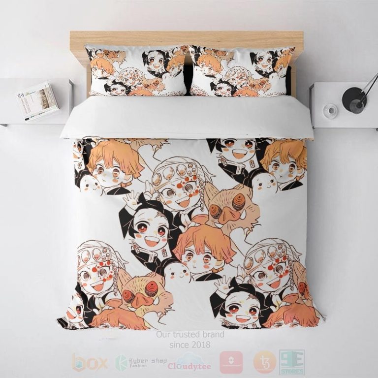 Uzi-Tengen-Hashira-Entertainment-District-Team-Demon-Slayer-Kimetsu-No-Yaiba-Bedding-Set-1