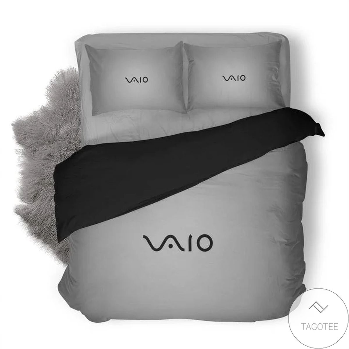 Vaio Logo Gray Bedding Set Vaio Logo Gray Bedding Set