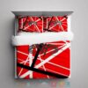 Van Halen Frankenstein Red Bedding Set