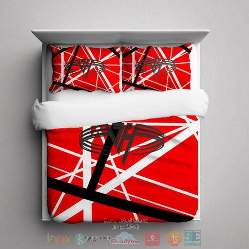 Van Halen Frankenstein Red Bedding Set Van Halen Frankenstein Red Bedding Set