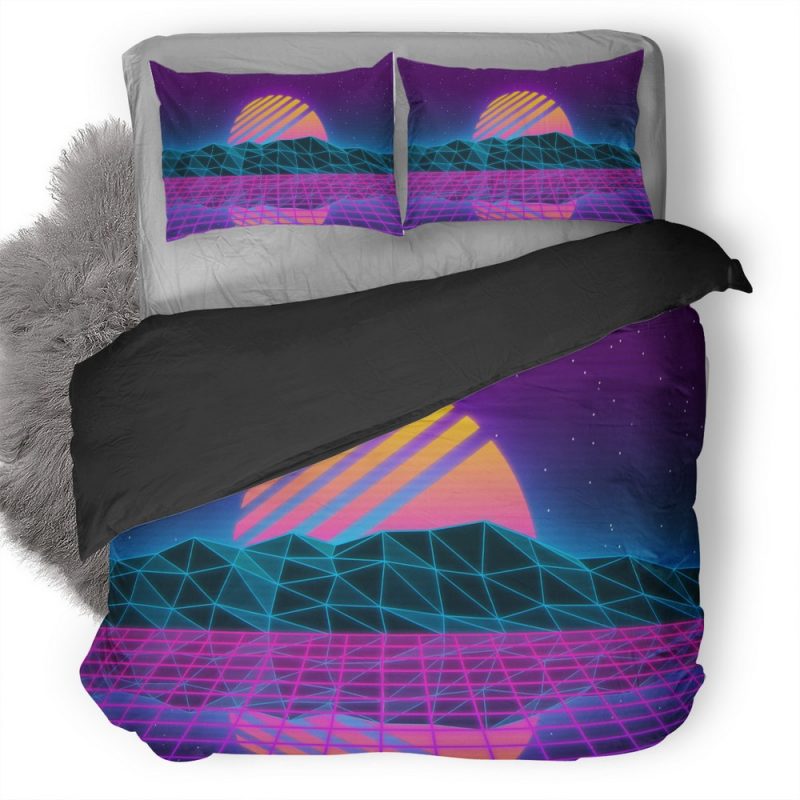 Vaporwave Zl Duvet Cover and Pillowcase Set Bedding Set Vaporwave Zl Duvet Cover and Pillowcase Set Bedding Set