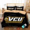 Vcu Rams Ncaa Black Bedding Set