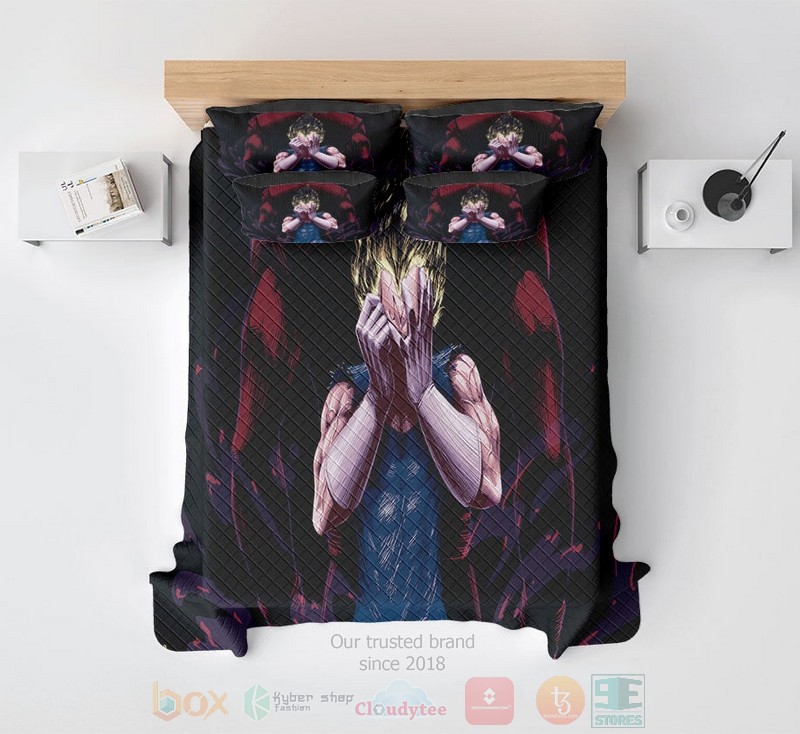 Vegeta Dark Super Saiyan Microfiber Dbz Bedding Set Vegeta Dark Super Saiyan Microfiber Dbz Bedding Set