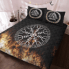 Vegvisir On Fire Quilt Bedding Set