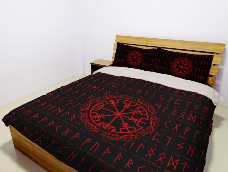 Vegvisir Viking Duvet Cover and Pillowcase Set Bedding Set Vegvisir Viking Duvet Cover and Pillowcase Set Bedding Set