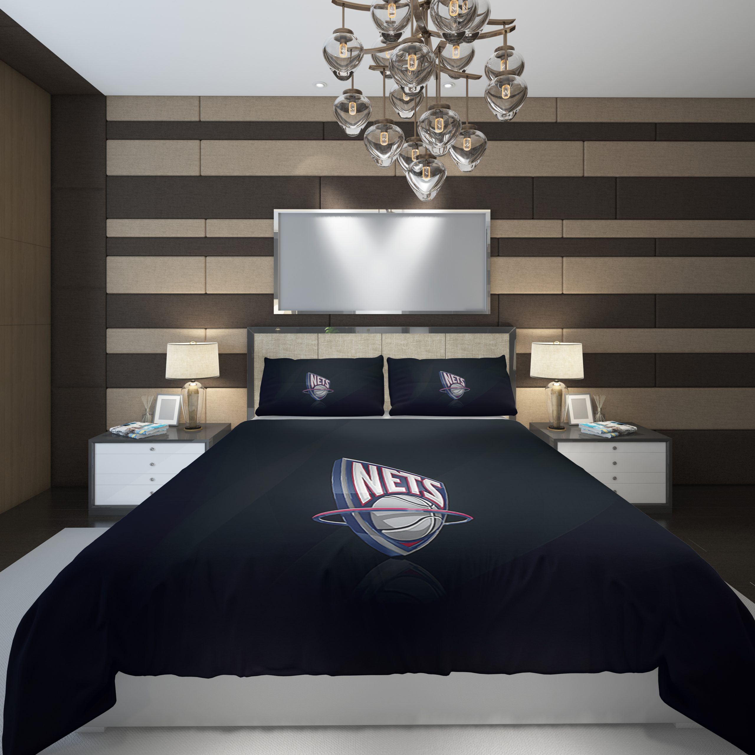 Vehicle Logo Blue Basketball Toy Nba Duvet Cover and Pillowcase Set Bedding Set Vehicle Logo Blue Basketball Toy Nba Duvet Cover and Pillowcase Set Bedding Set
