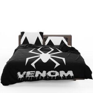 Venom Movie Black Shapes Symbol Venom Bedding Set