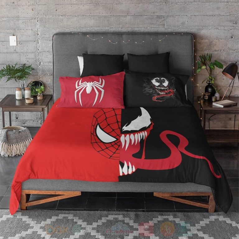 Venom-Spiderman-Crossover-New-Age-Brushed-Heroes-Bedding-Set-2