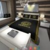 Versace Black Gold Border Quilt Bedding Set