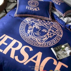 Versace Blue Duvet Cover Bedding Set