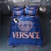 Versace Blue Inspired Bedding Set