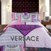 Versace Brand Purple Pink Quilt Bedding Set