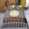 Versace Checked White Black Bedding Set