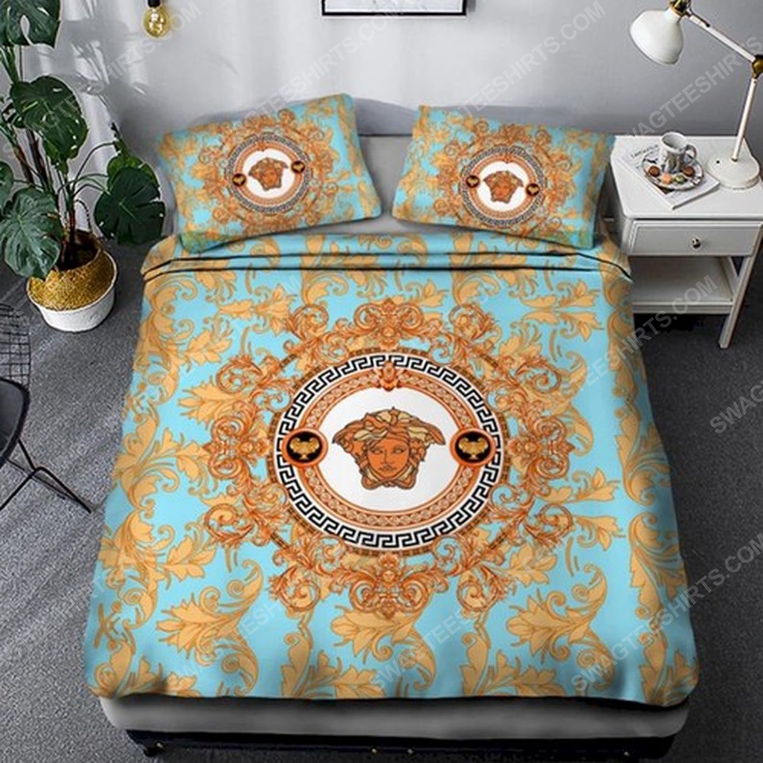 Versace Clasic Full Print Duvet Cover Bedding Set Versace Clasic Full Print Duvet Cover Bedding Set