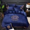 Versace Dark Blue Bedding Set