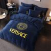 Versace Deep Blue Bedding Set